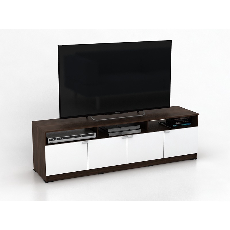 Meja Rak TV sederhana 160cm putih coklat minimalis BANDUNG