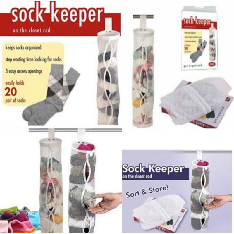 Wadah Kaos Kaki Sock Keeper Organizer Storage