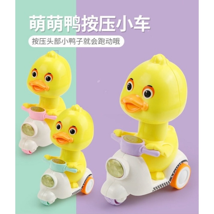 Mainan Vespa Duck Tekan / Mainan Bebek Anak Bisa Jalan Hadian Anak CBKS LC