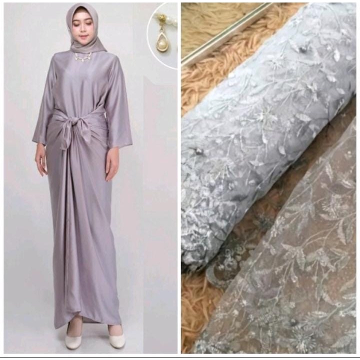 CHIRA One Set Kafta + Outer / Kaftan ikat Outer Premium Kaftan Lebaran Dress Kondangan Raya Dress Lengan Panjang