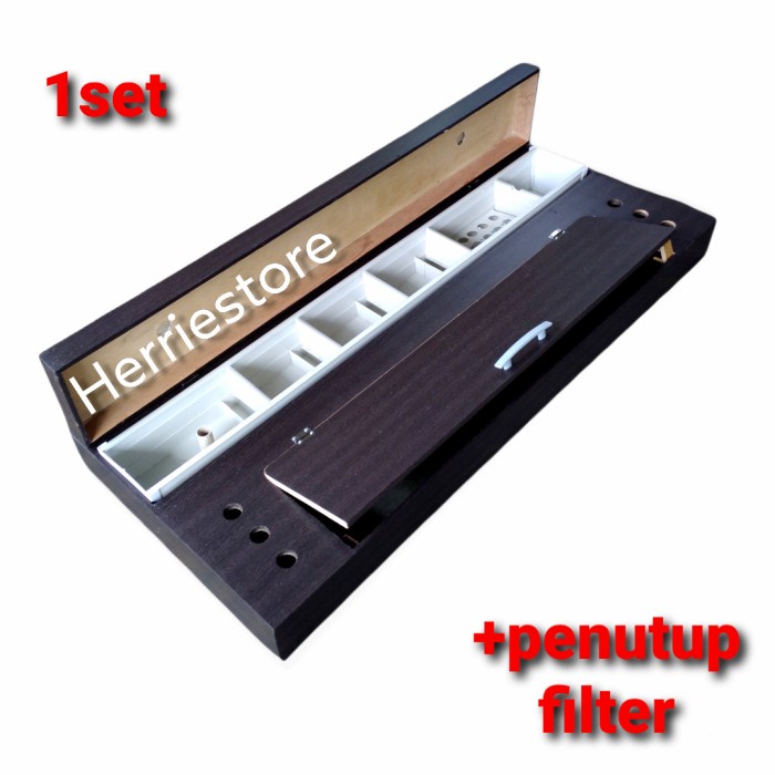 Tutup Akuarium Custom 120Cm Include Filter Talang