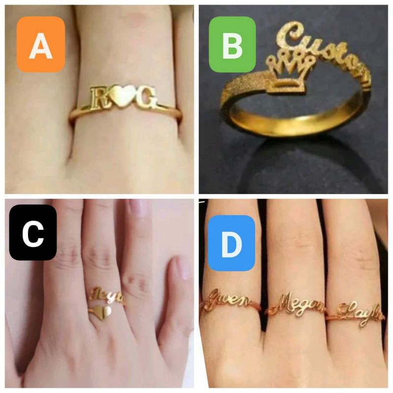 Cincin custom nama