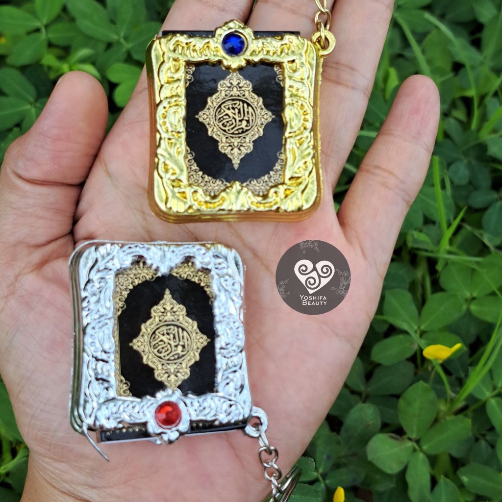 Gantungan Kunci Al Qur'an Mini Gantungan Al Quran | Souvenir Gantungan Al Qur'an