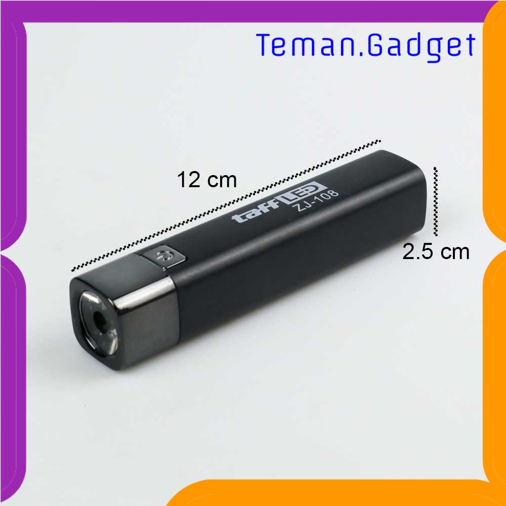 TG-SNT TaffLED Senter LED Mini Flashlight Bright USB Rechargerable 5W - ZJ-108