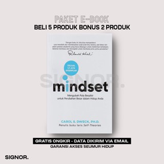 [E-BOOK] MINDSET: MENGUBAH POLA BERPIKIR UNTUK PERUBAHAN BESAR DALAM HIDUP - CAROL S DWECK RHENALD KASALI BAHASA INDONESIA & INGGRIS
