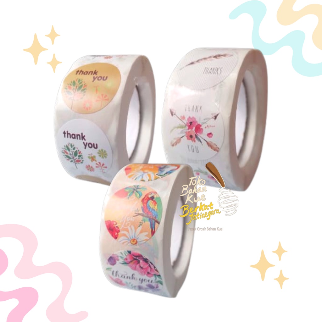 

STICKER THANK YOU KECIL / STICKER ROLL / STIKER