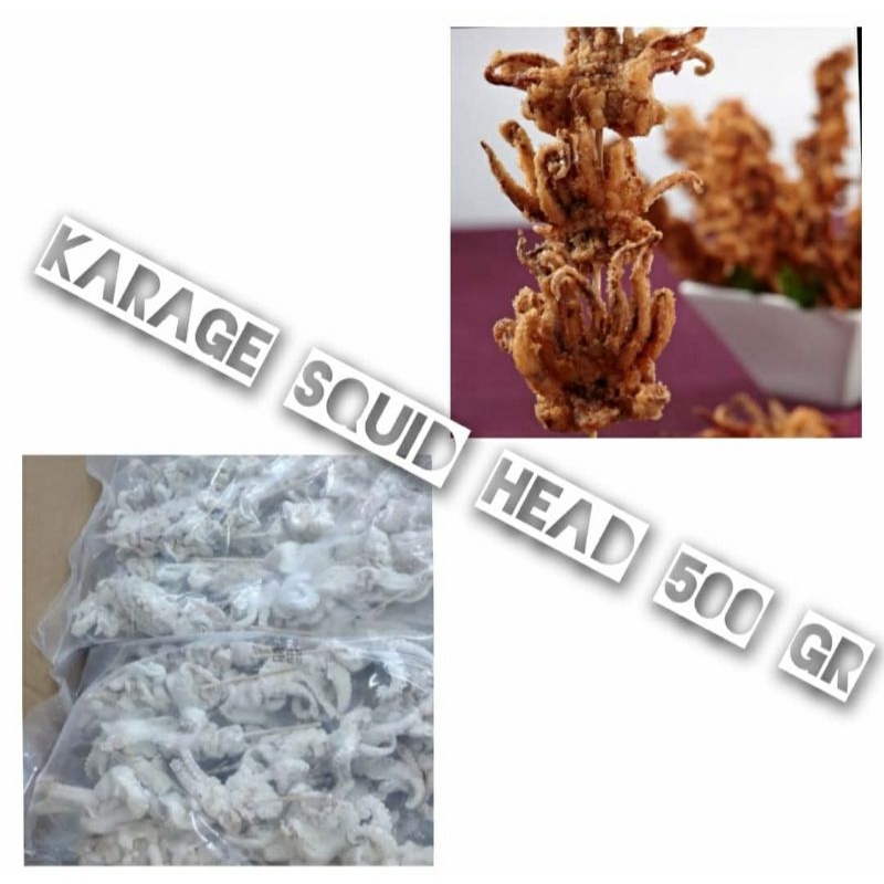 

Squid head karage 500gr