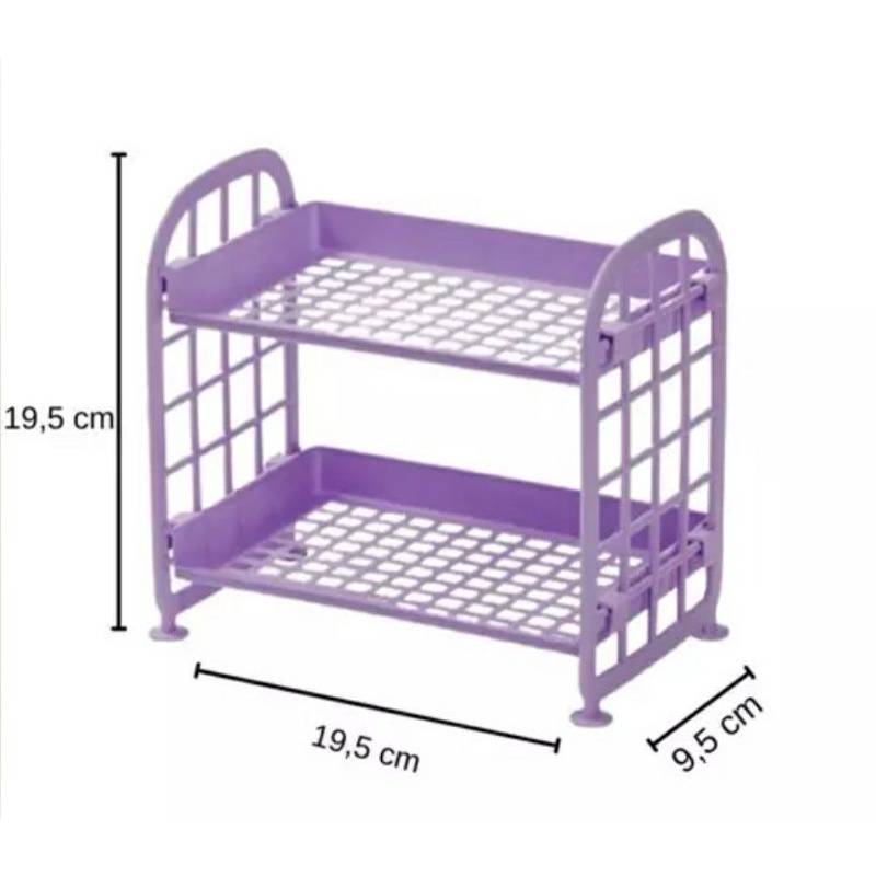 Rak Meja Plastik Susun Mini Rak 2 Susun Mini Rak Meja Serbaguna