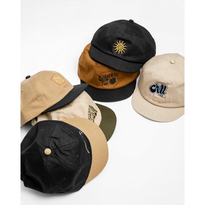 Topi Caplook - Baseball Short Cap - Topi Pendek Visor - Topi Baseball