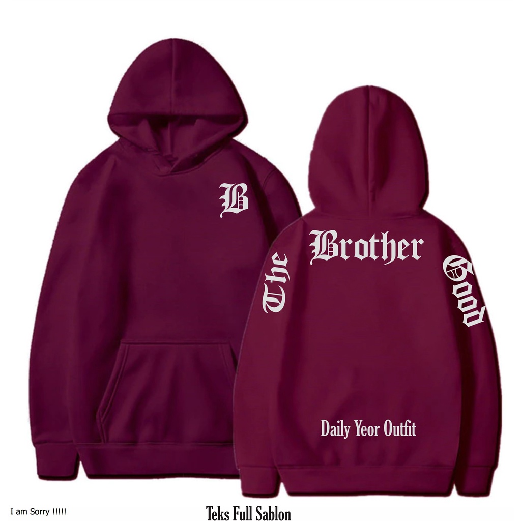 Sweater Polos Hoodie Jumper The Brothergood Sablon 001 Pria &amp; Wanita SIZE M-XXL