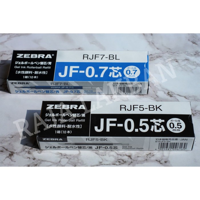 

Refill / Isi Tinta Sarasa Refill Jf Biru / Hitam, 0.5 0.7 Pack