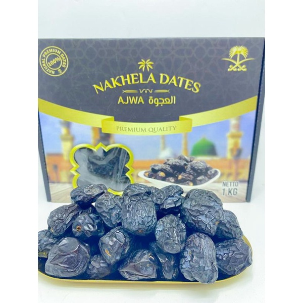 

kurma Ajwa Nakhela Dates Ekslusif 1 Kg