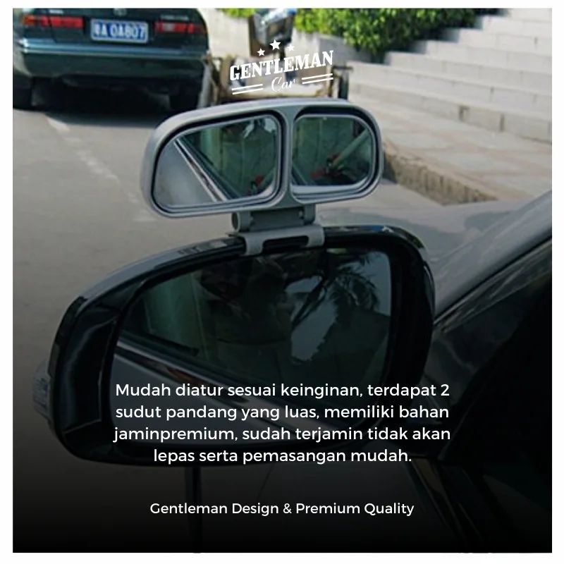 Kaca Spion Mobil Blind Spot Double Top Wide Angle Premium Qualtiy