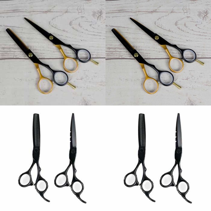 Gunting Rambut Salon Professional Barber Scissors Premium 2 PCS - 440C