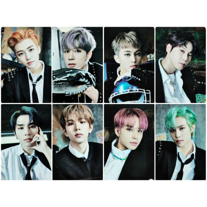 NCT2021 Let's Play Ball Pendant Necklace MD Photocard Sharing Photo Card PC Jeno Jaemin Haechan Mark