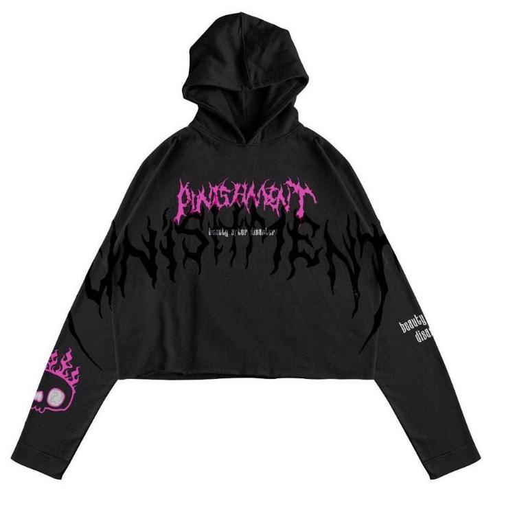 Big Sale PUNISHMENT Hoodie crop/TERLARIS/Pleasurecostumer/ORINAL/LOCALBRAND
