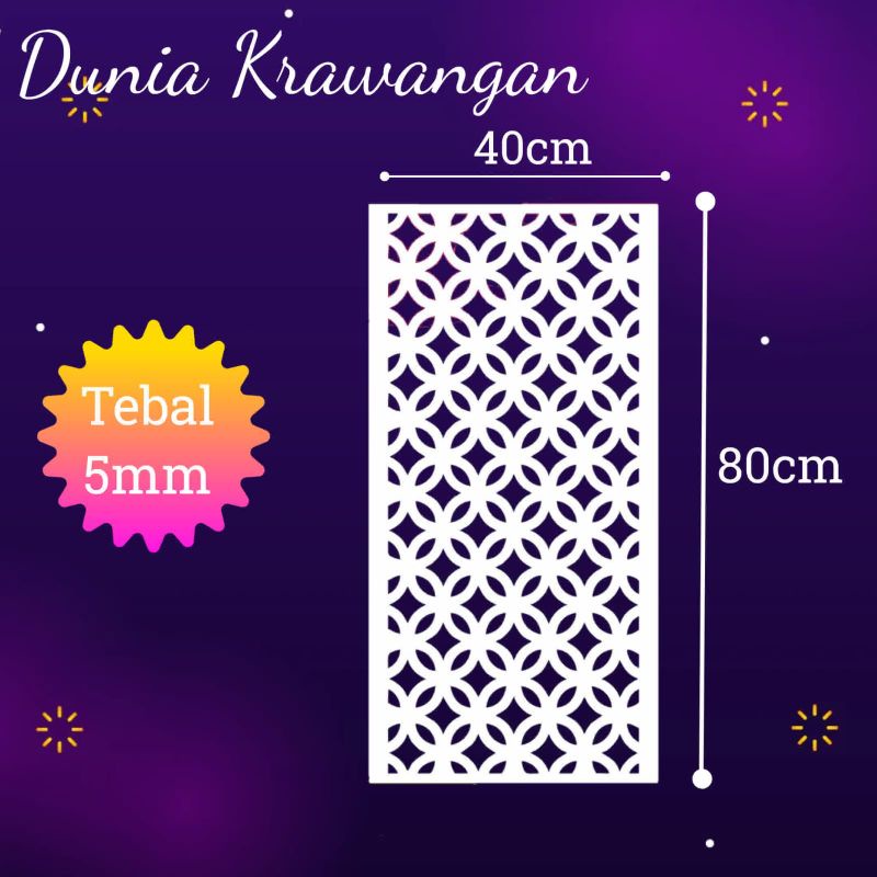 KRAWANGAN PVC FOAM BOARD / CUTTING PVC FOAM BOARD DK-63