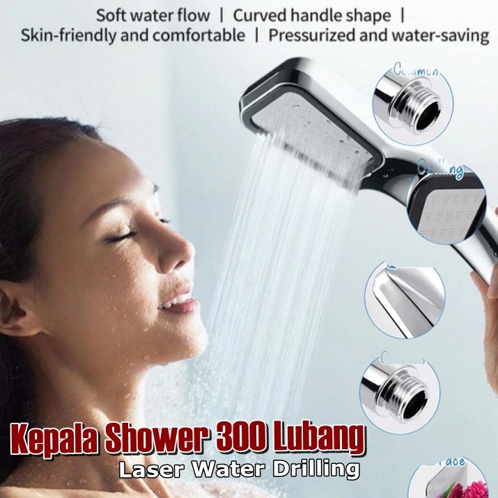 Head Shower Mandi Aerator 300 Lubang