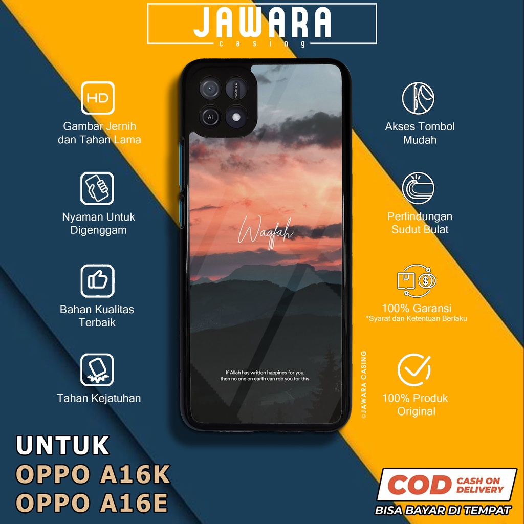 Case Oppo A16K A16E Casing Oppo A16K A16E Jawara Casing [ISLM] Case Glossy Case Aesthetic Custom Cas