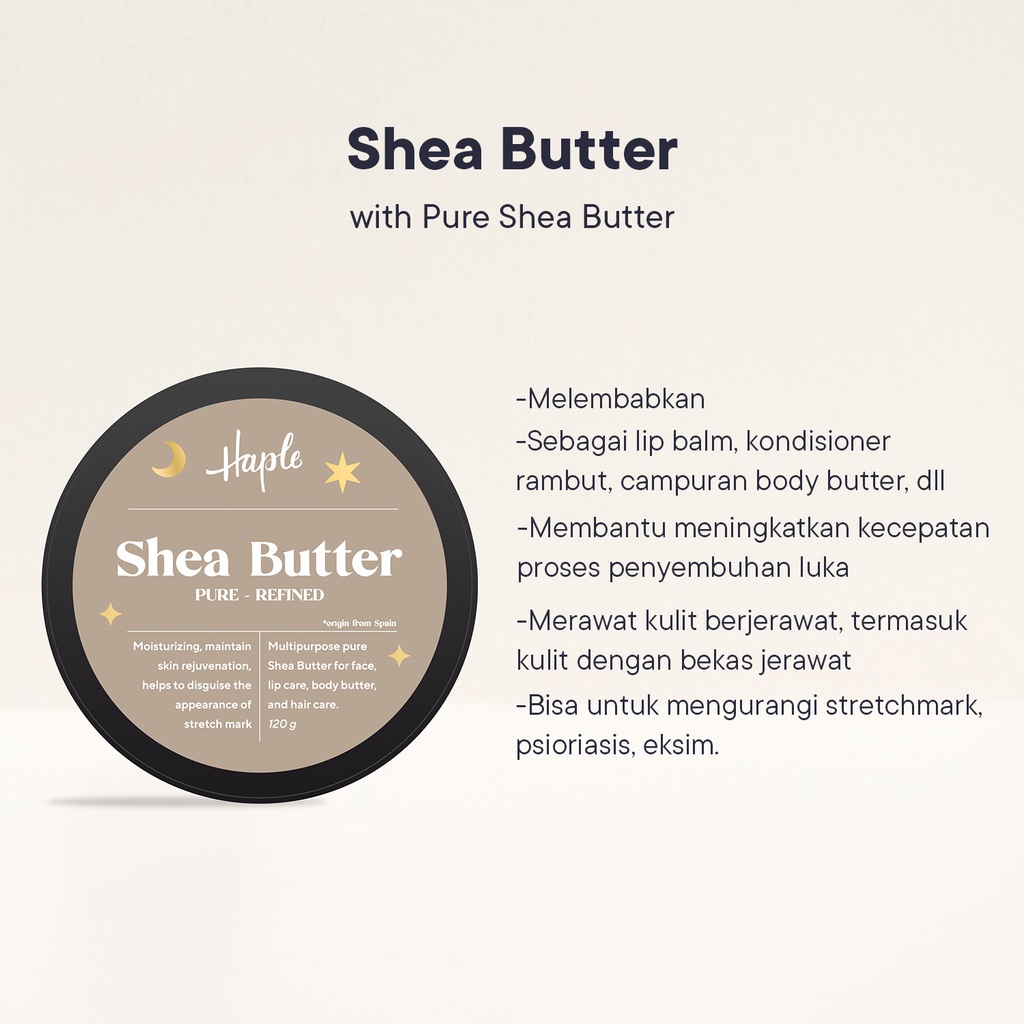 Haple Pure Shea Butter (120gr)