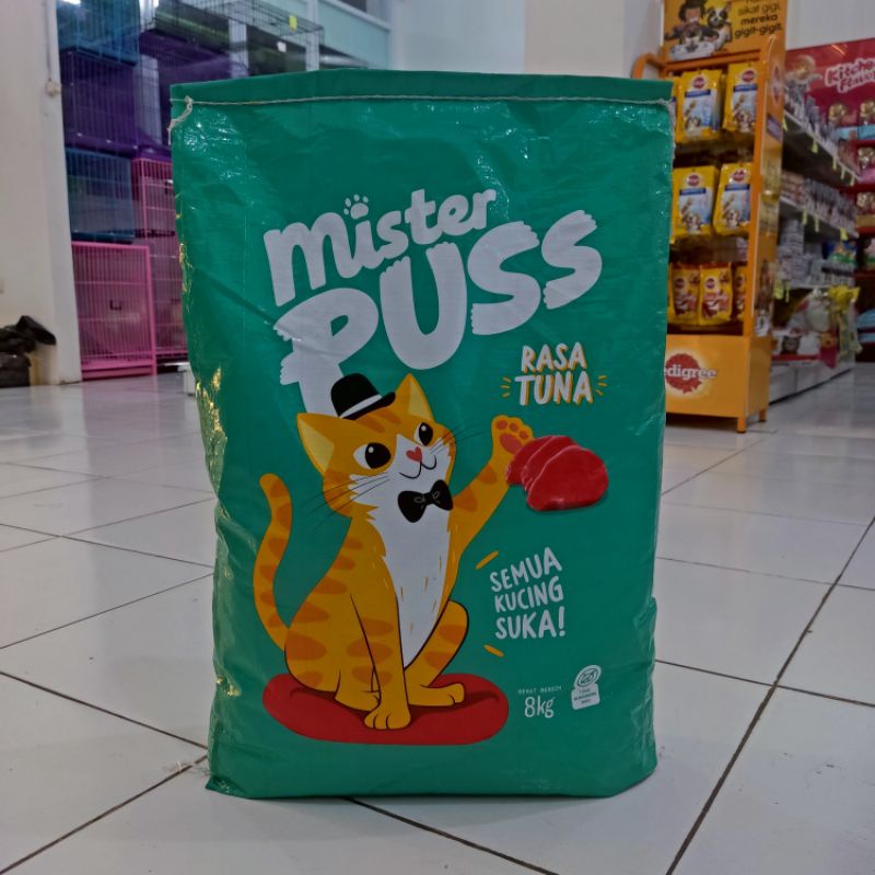 Grab / Gojek Mister Puss Tuna Adult Freshpack 8kg - makanan kucing dewasa TUNA