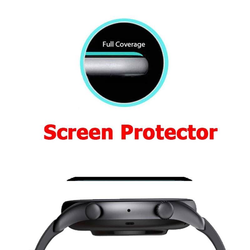 Film 3D Untuk OPPO Realme Watch S3 2 Pro T1 HD Tempered Full Screen Pelindung Melengkung Untuk OPPO Realme Band 2watch3 Watch2 SmartWatch Aksesoris
