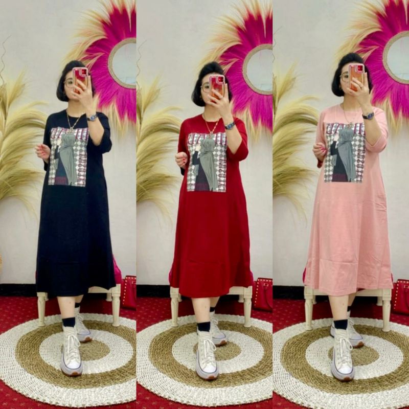 gamis midi kaos combet by NABIL