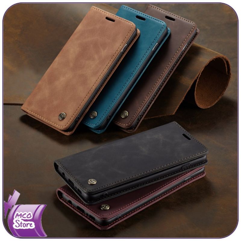 Casing Samsung S23 S23 Plus S23 Ultra Auto Flip Protective Card Solts Leather Case Flip Cover Flip C