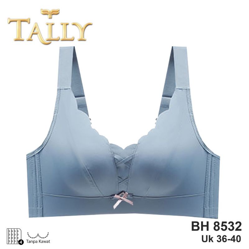 TALLY BRA BH 8532 I CUP B | BUSA TIPIS I TANPA KAWAT I SEMI SEAMLESS I SIZE 36 - 40