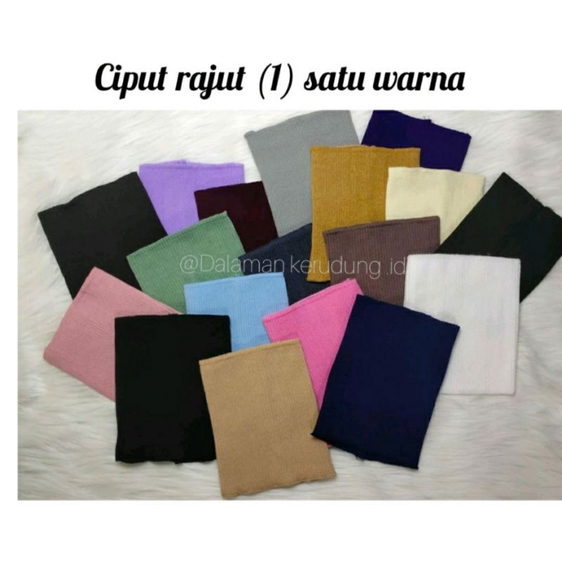 Ciput Rajut Bandana ciput bandana polos