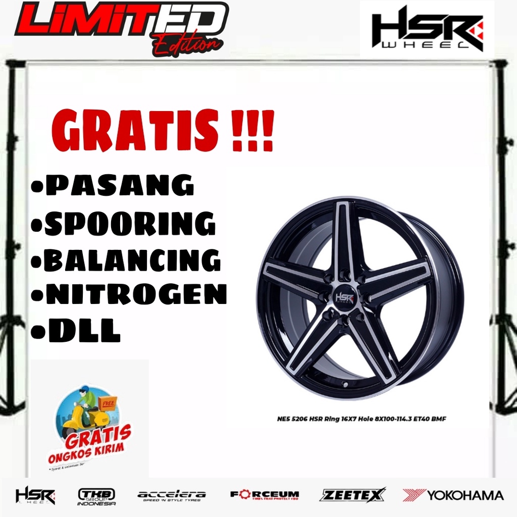 PELEK MOBIL R16 LUBANG 8X100 LEBAR 7 UNTUK MOBIL YARIS,CALYA,SIGRA TYPE NE5 HSR READY STOCK