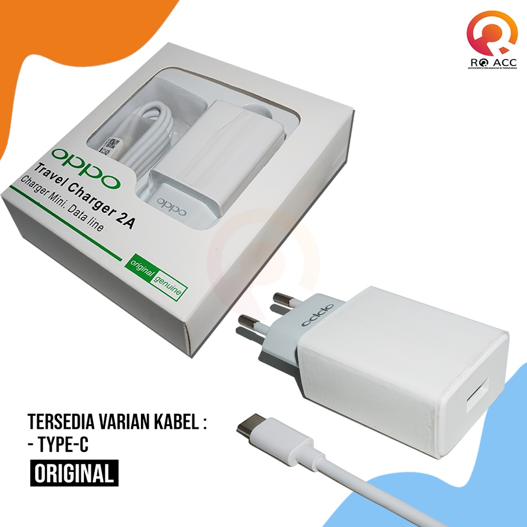 [RO ACC] CHARGER CASAN OPPO AK933 TYPE C 2A ORIGINAL