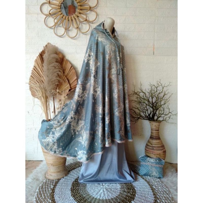 Mukena Al-mecca/mukena silk motip/mukena dewasa terbaru