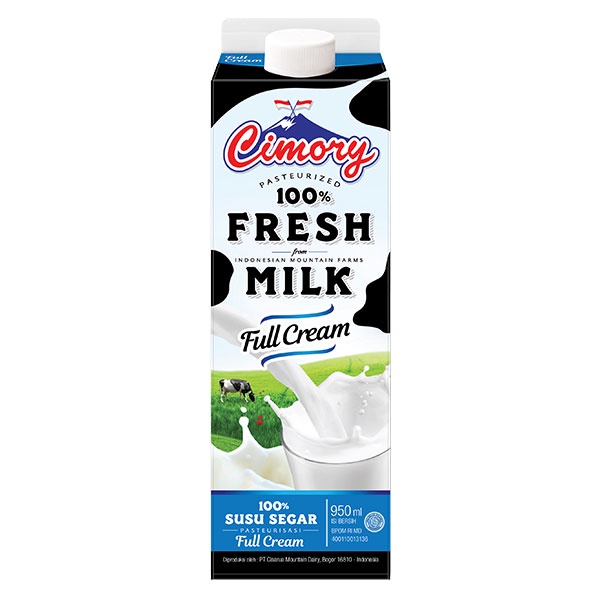 Promo Harga Cimory Fresh Milk Full Cream 950 ml - Shopee