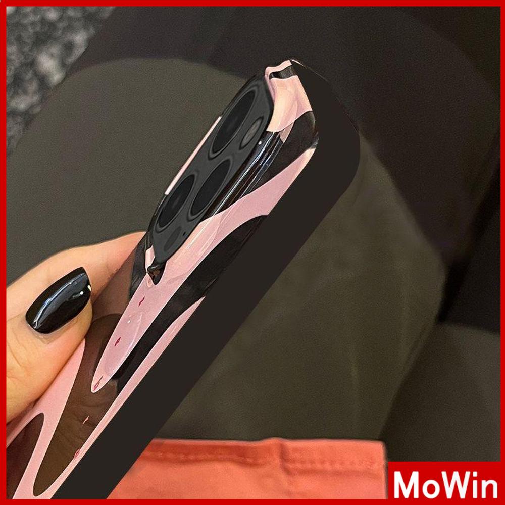 For iPhone 14 Pro max iPhone Case Black Soft Case TPU Candy Case Shockproof Big Hole Protection Camera Pink Zebra Print Compatible For iPhone 13 Pro max 12 Pro Max 11 xr xs 7Plus