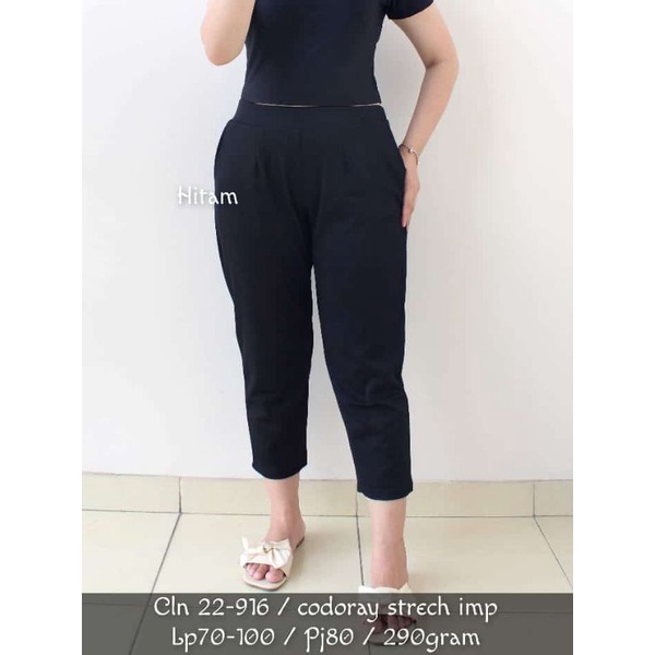 Celana 22-916 bahan codoray stretch imp lp70-100 pj80