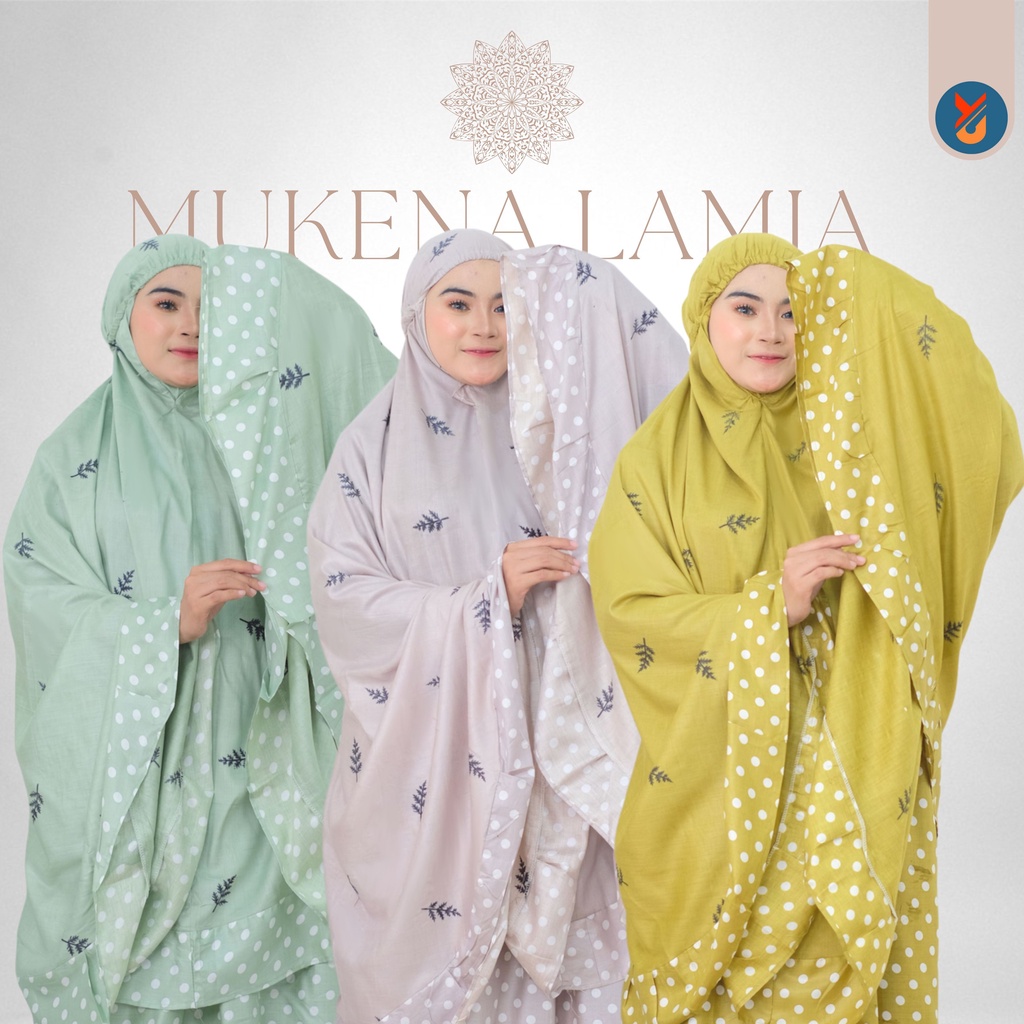 YashCollection Mukena Dewasa Bali Mukena Cemara LAMIA Jumbo