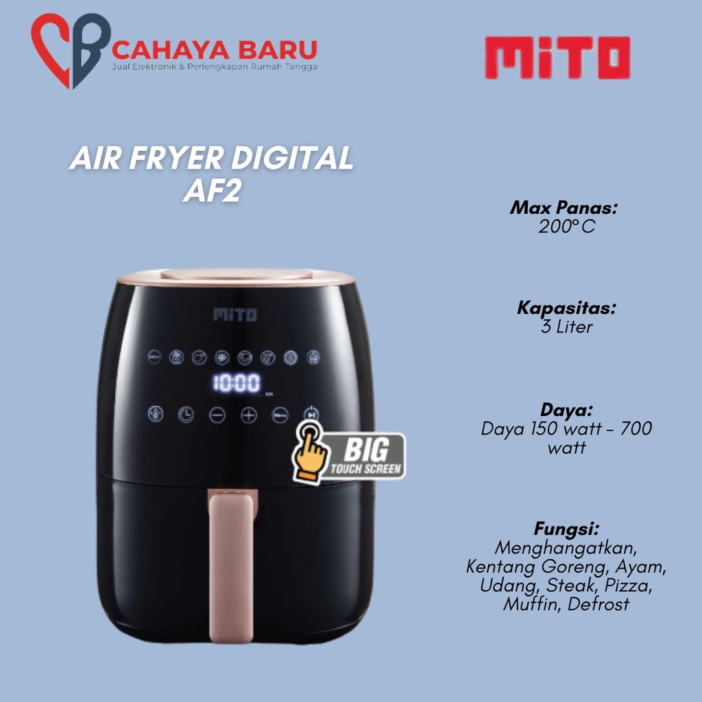 MITO AIR FRYER DIGITAL AF2