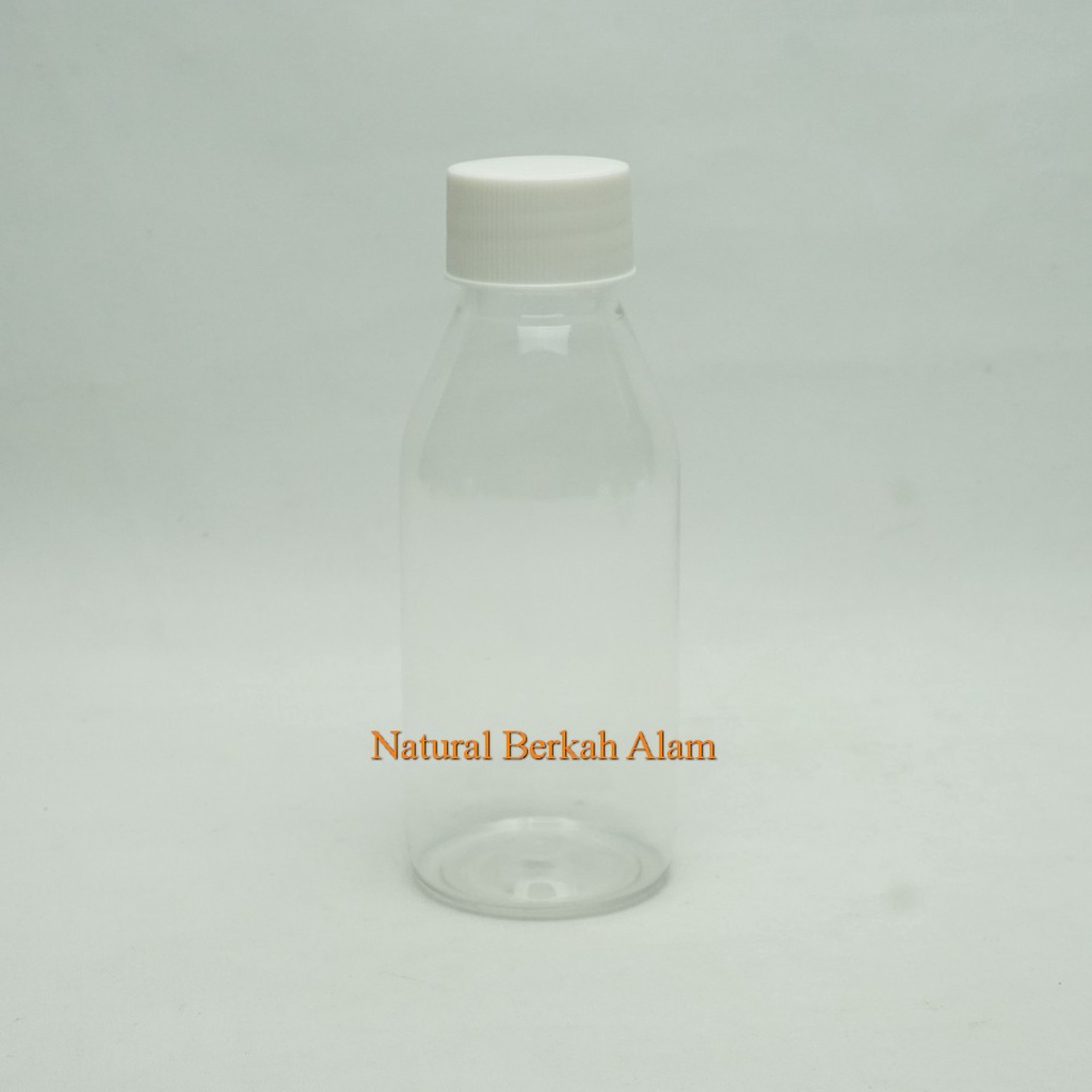 Botol Obat Sirup 120 Ml Nat Pet Tutup Plastik / Botol Plastik / Botol Sirup Obat / botol obat sirup 