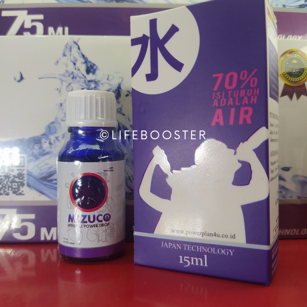Mizuco Alkaline Mineral Power Drop - 1Botol Isi 15ml