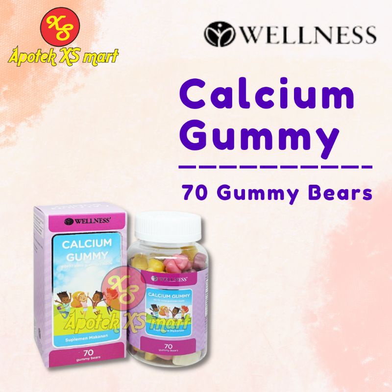 WELLNESS CALCIUM GUMMY @70 – MEMELIHARA KESEHATAN TULANG ANAK