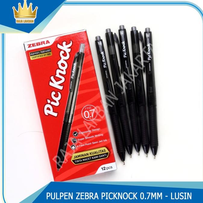 

JUAL Pulpen / Pen Zebra PICKNOCK 0.7MM PER LUSIN
