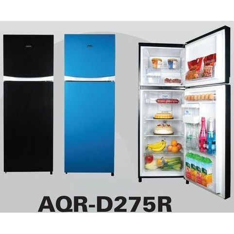 AQUA AQRD275BK Lemari Es Kulkas 2 Pintu