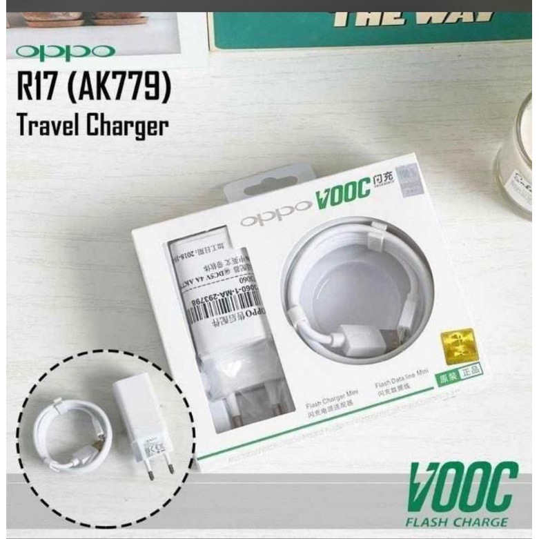 R17 OPPO TC TRAVEL CHARGER CASAN OPPO RX VOOC ORIGINAL FAST CHARGING 4A MICRO USB AK779