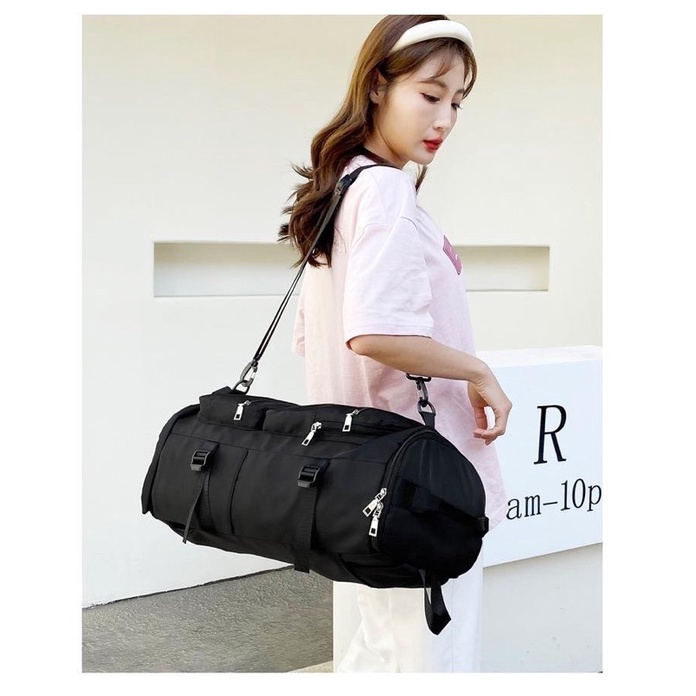 Tas ransel mudik polos besar duffel bag polos tas olahraga tas travel bag tas mudik multifungsi tas jinjing besar