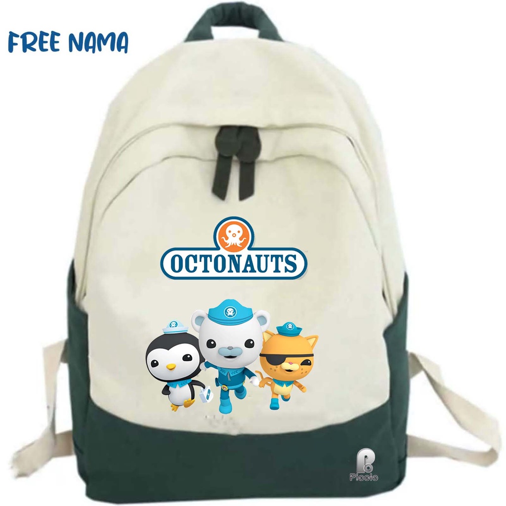 TAS BACKPACK ANAK SEKOLAH MOTIF OCTONAUTS UNISEX