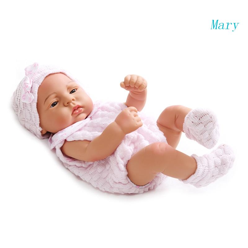 Mary 15in Reborn Manusia Hidup Untuk Boneka Mainan Figure Mainan Interaktif Full Body Vinyl Simulasi Untuk Boneka Yang Terlihat Perawat Nyata