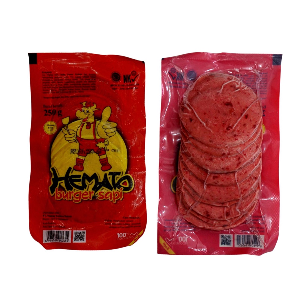 

Daging Burger Sapi Hemato 280 Gr