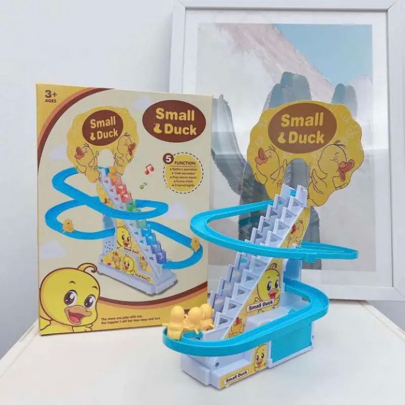 Mainan Anak Jolly Penguin Jolly Track Balap Naik Tangga Mainan Bebek Naik Tangga Mainan Anak
