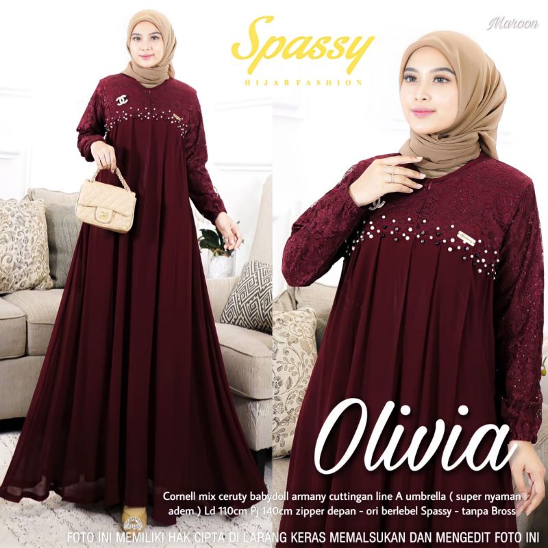 Olivia Dress // Restock Dress Ori by Spassy